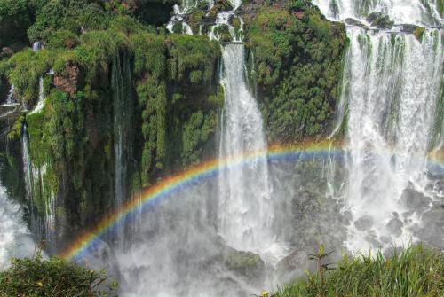 Rainbow at Iguazu Falls